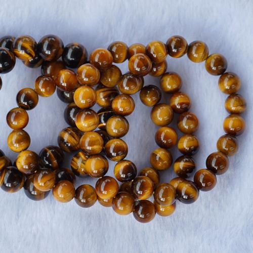 Vòng tay đá mắt hổ nâu - 10MM